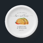 Love and Tacos Rehearsal Dinner Paper Plates<br><div class="desc">Love and Tacos Rehearsal Dinner Paper Plate</div>