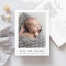 Love and Thanks Baby Photo Birth Announcement