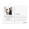 Love and Thanks Black Wedding Photo Thank You