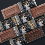 Love and Thanks Elegant Script Photo Wedding Hershey's Miniatures<br><div class="desc">Modern and cute wedding favor Hershey's Miniatures featuring a simple design with your favorite photo and the words,  "love and thanks" in a white handwritten script with swashes along with your names.  The back has your message.  This personalized wedding candy is great for custom wedding favors.</div>