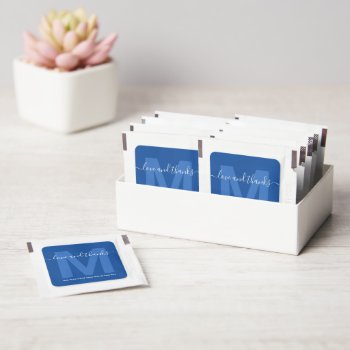 Love And Thanks Typography Party Favor Any Colors Hand Sanitizer Packet by BCMonogramMe at Zazzle
