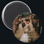Love and Thanks Wedding Photo Thank You Magnet<br><div class="desc">Love and thanks design wedding magnets, featuring your favorite wedding day photo. Show your gratitude to friends and family who share in your wedding celebration and give them a keepsake magnet they will cherish. Customize these wedding thank you magnets with your photo, and names. Contact me through the button below...</div>