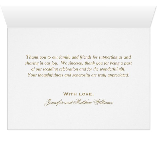 Love And Thanks | Wedding Thank You Card