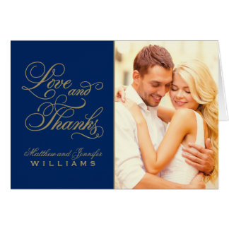 Love and Thanks | Wedding Thank You Card