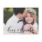 Love and Thanks Whimsical Script Photo Wedding