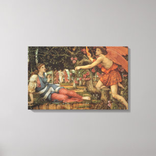 Love and the Maiden by John Stanhope Canvas Print