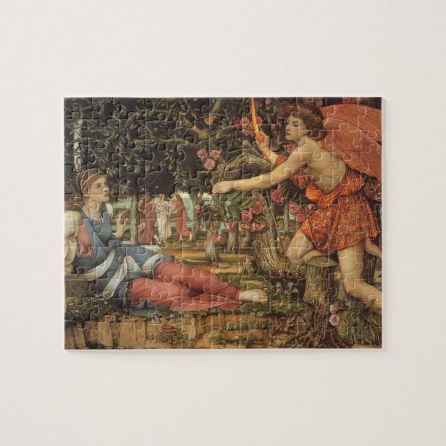 Love and the Maiden by John Stanhope Jigsaw Puzzle (Horizontal)