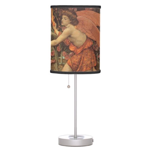 Love and the Maiden by John Stanhope Table Lamp