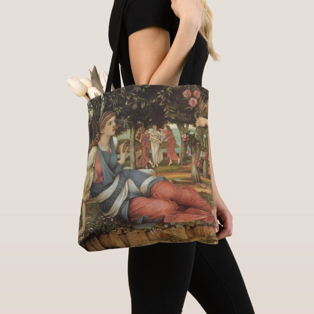 Love and the Maiden by John Stanhope Tote Bag (Close Up)