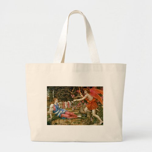 Love and the Maiden Large Tote Bag