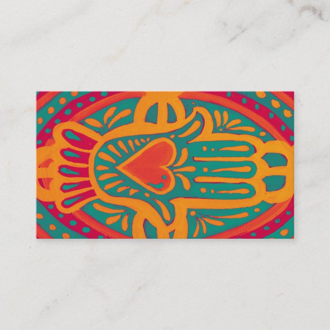 Love and Wealth to You Business Card (Front)