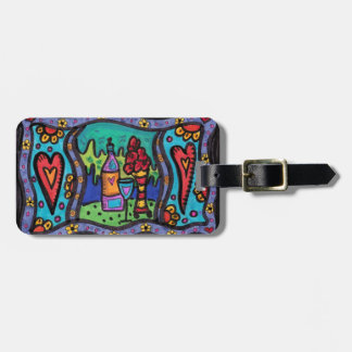 Love and Wine Luggage Tag
