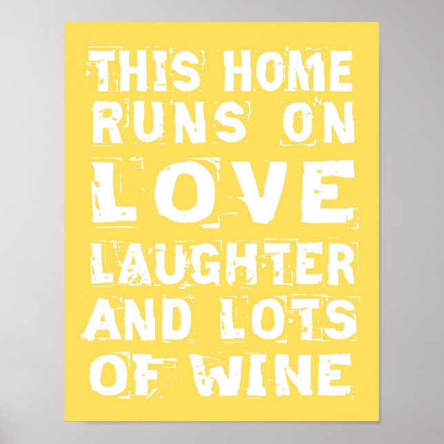 Love and Wine Poster (Front)