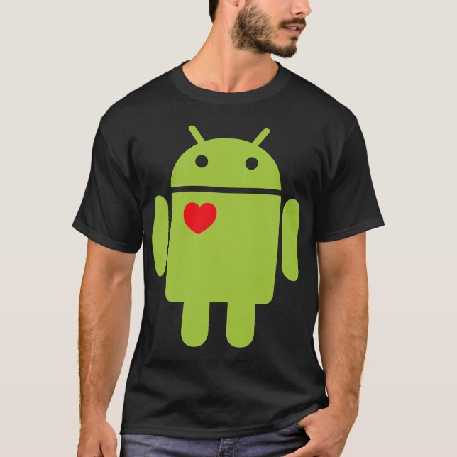 Love Android T-Shirt (Front)