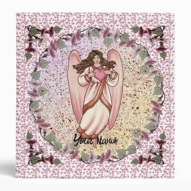 Love Angel 3 Ring Binder (Front)