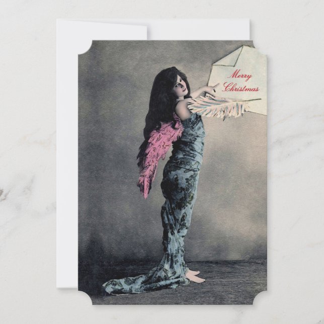 Love Angel Christmas - Invitations / RSVP / Card (Front)