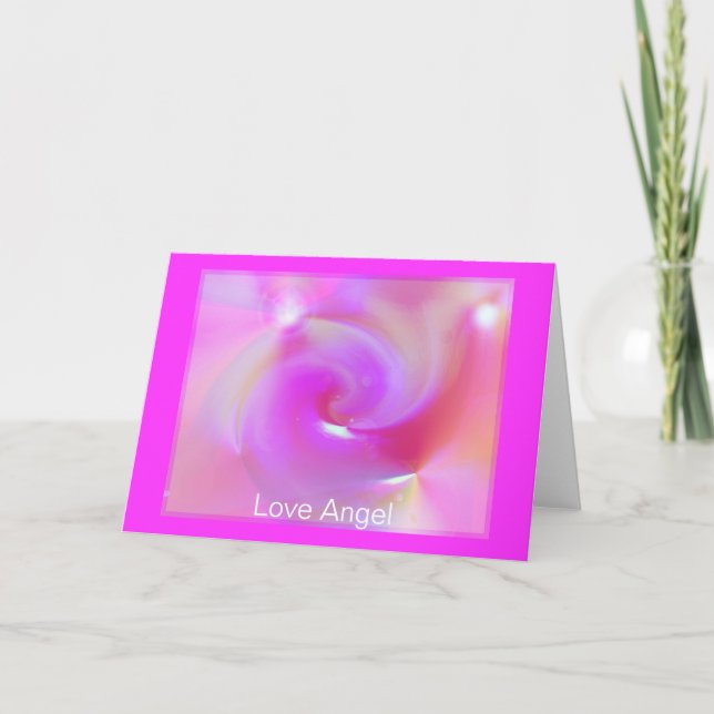 Love Angel  Holiday Card (Front)