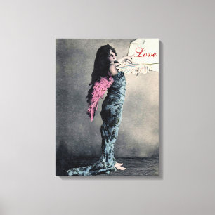 Love Angel II - 18x24" Wrapped Canvas Print