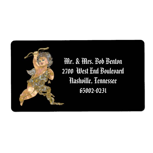 Love Angel Label (Front)