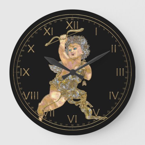 Love Angel Large Clock