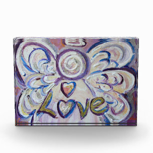 Love Angel Word Art Custom Award Paperweights