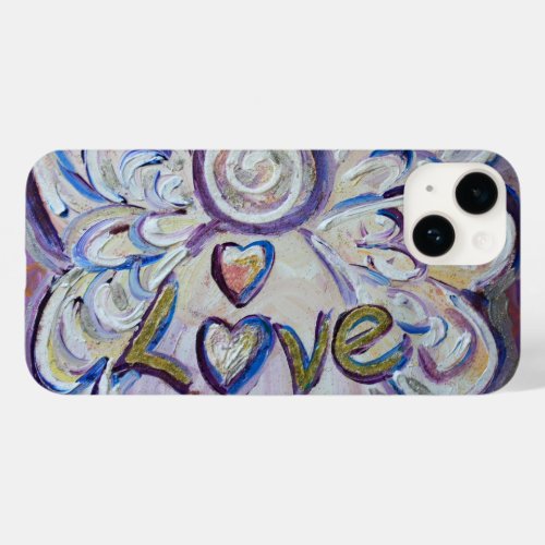 Love Angel Word Art Custom iPhone Case