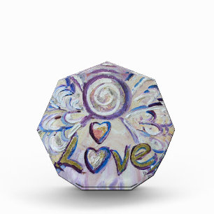Love Angel Word Art Custom Paperweight Awards