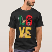 Love Animals Vet Tech Life Cute Veterinary Assista T-Shirt