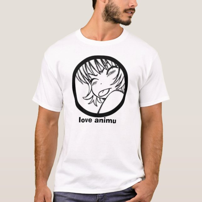 love animu - cute anime muuhh T-Shirt (Front)