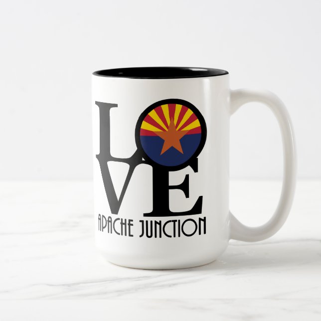LOVE Apache Junction 15oz Two-Tone Coffee Mug (Right)