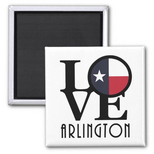 LOVE Arlington Texas Magnet