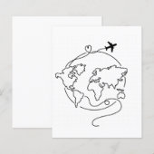 🌍 Love Around the World ✈️ (Front/Back)
