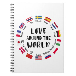Love Around the World Languages Notebook