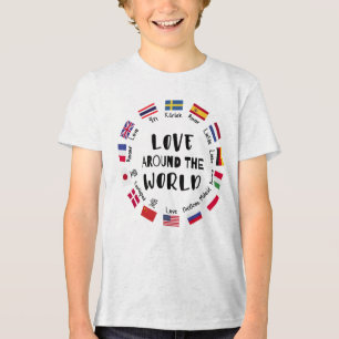 Love Around the World Languages Tri-Blend Shirt