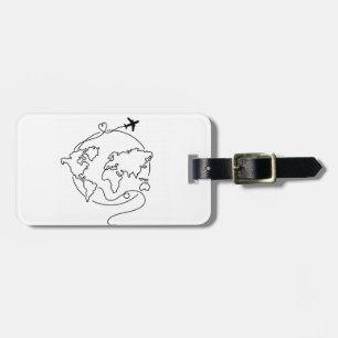🌍 Love Around the World ✈️ Luggage Tag