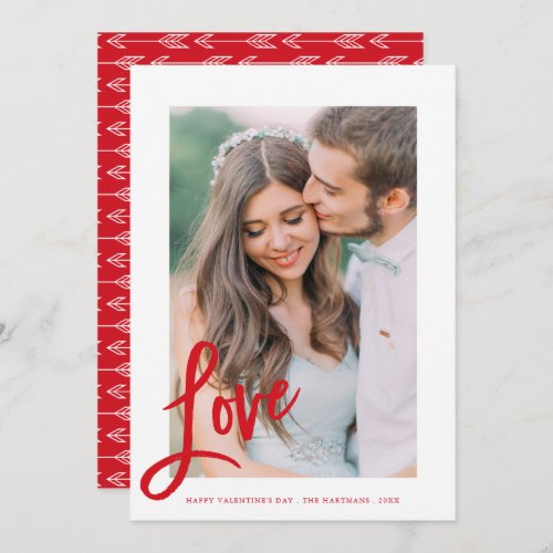 Love Arrows  Valentines Day Photo Card
