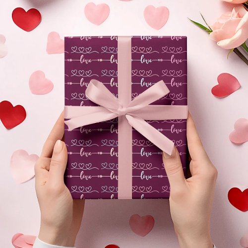 Love Arrows Wrapping Paper