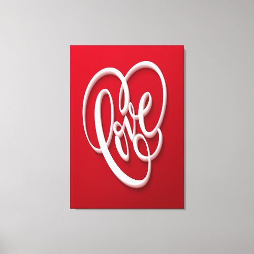 Love Art Canvas Print