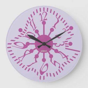 LOVE ART KLOCK DEFORMED DAKILIANO BY MASANSER LARGE CLOCK