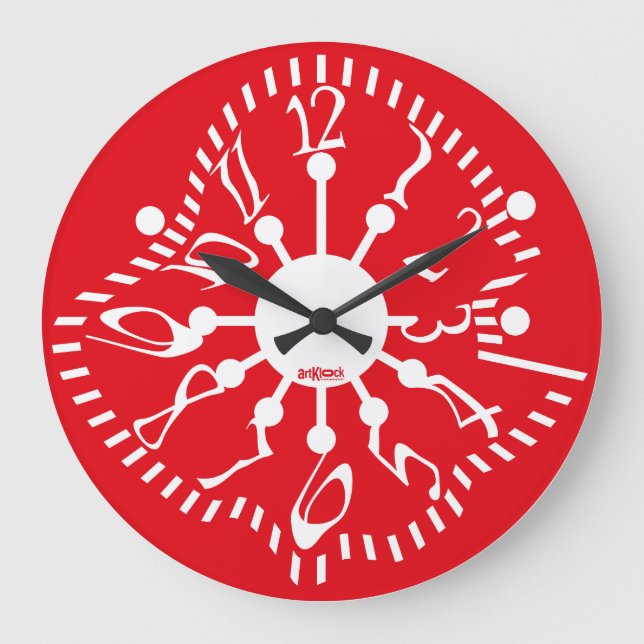 LOVE ART KLOCK DEFORMED DAKILIANO BY MASANSER LARGE CLOCK (Front)