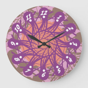LOVE ART KLOCK GRAPHIC LINE IN MOTION BY MASANSER LARGE CLOCK