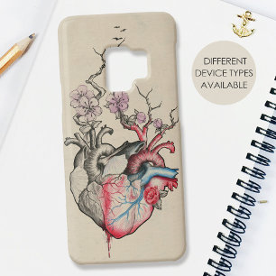 Love art Surreal Anatomical hearts Flowers Vintage Case-Mate iPhone 14 Case