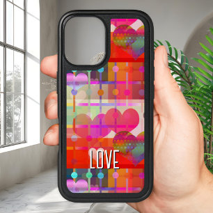 Love Artistic Colorful Hearts Phone Case