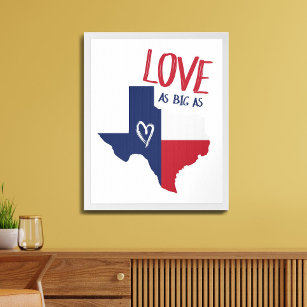 Love As Big As Texas Poster