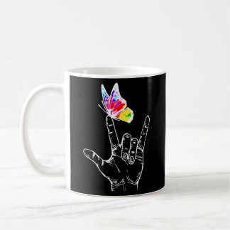 Love Asl Love Sign Language Ily Coffee Mug