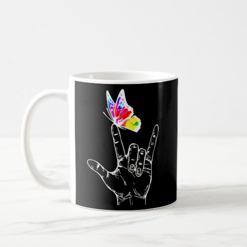 Love Asl Love Sign Language Ily Coffee Mug