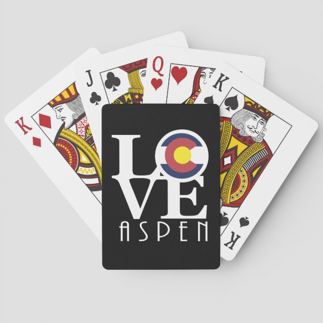 LOVE Aspen Colorado Poker Cards (Back)