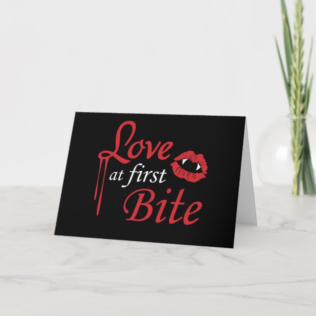 Love at First Bite Card (Front)