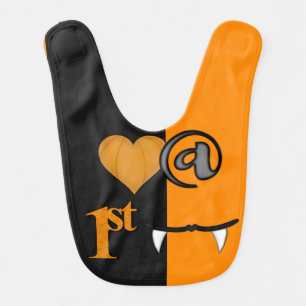 Love At First Bite Halloween Baby Bib