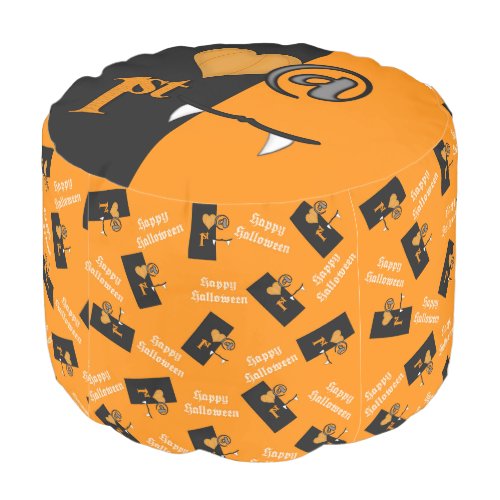 Love At First Bite Halloween Pouf